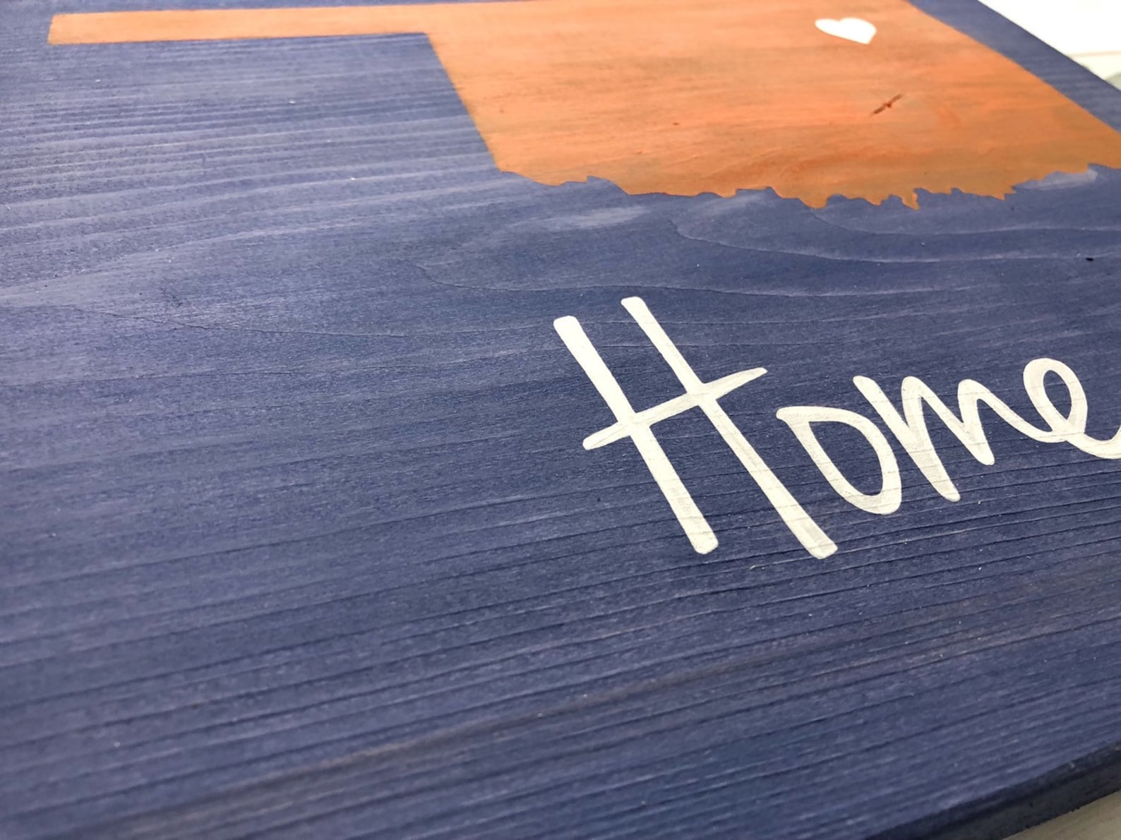 Oklahoma Wood Sign State Wall Art Oklahoma sign Oklahoma Etsy