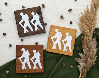 Hiking Sign | Hiking Gift | Adventure Decor | Adventure Nursery | Park Signs | Hiking Trail Sign | Travel Wall Decor | Travel Gift