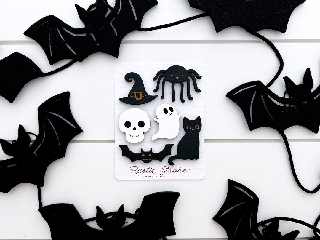 Halloween Magnet Set | Set of 6 | Halloween Decor | Halloween ...
