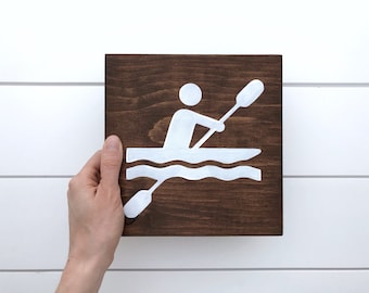 Kayak Sign - Kayaking gift - Park Recreation Signs - Outdoorsy Gift