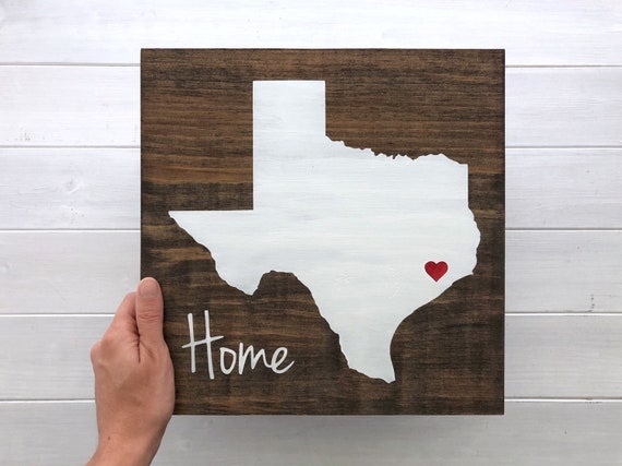 Texas Sign Texas Art Texas Decor State Wall Art Texas Etsy