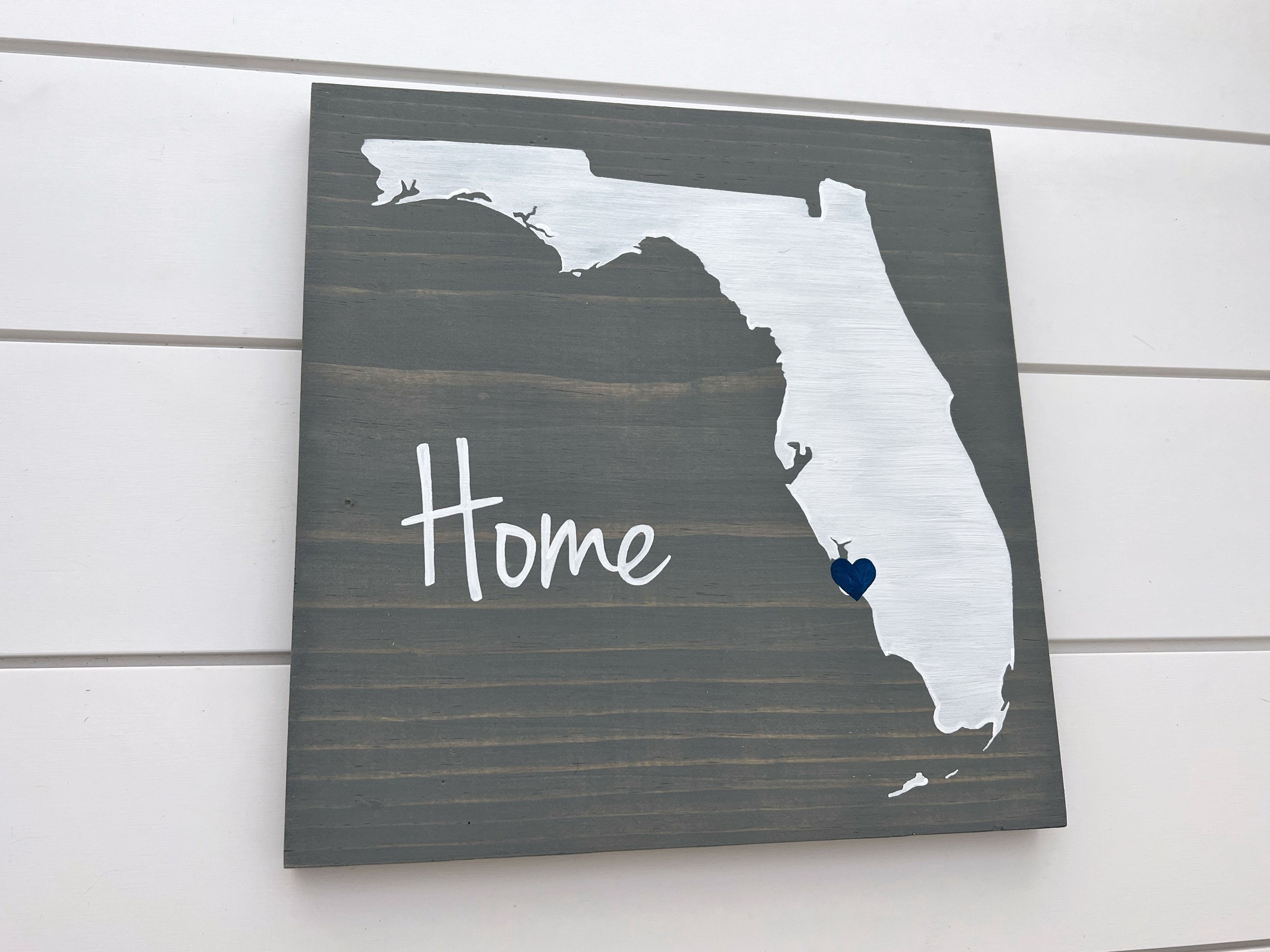 Florida Home Sign | Florida Keys Sign | Florida Map | Florida Wall Art ...