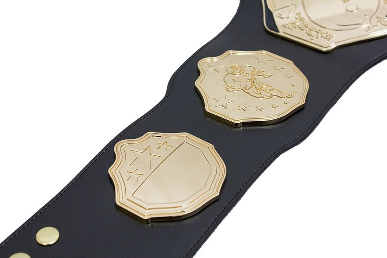 Fantasy Football Championship Belt Trophy. Spike Black/gold. Etsy