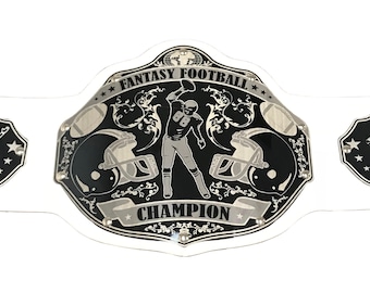 Football Championship Belt Trophy - Add Your Own Text