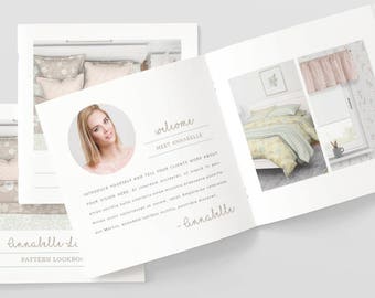 lookbook template etsy