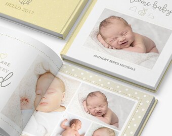 Download Baby Album Template Etsy Yellowimages Mockups