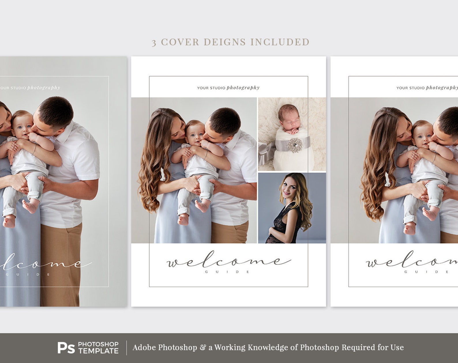 Minimalist Style Guide Template for Photographers PHOTOSHOP Etsy