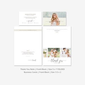 Wedding Photography Marketing Set, Photographer Branding Templates, Wedding Photographer Branding Package, Pricing Guide, Trifold Brochure image 7