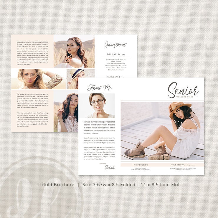 Senior Photography Marketing Set INSTANT DOWNLOAD Etsy
