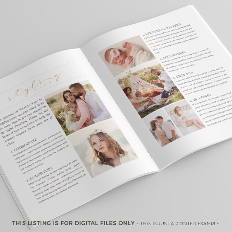 Photography Style Guide Template INSTANT DOWNLOAD Client Etsy