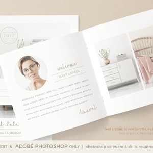 Interior Design Lookbook Template: Square Magazine (Photoshop Template)