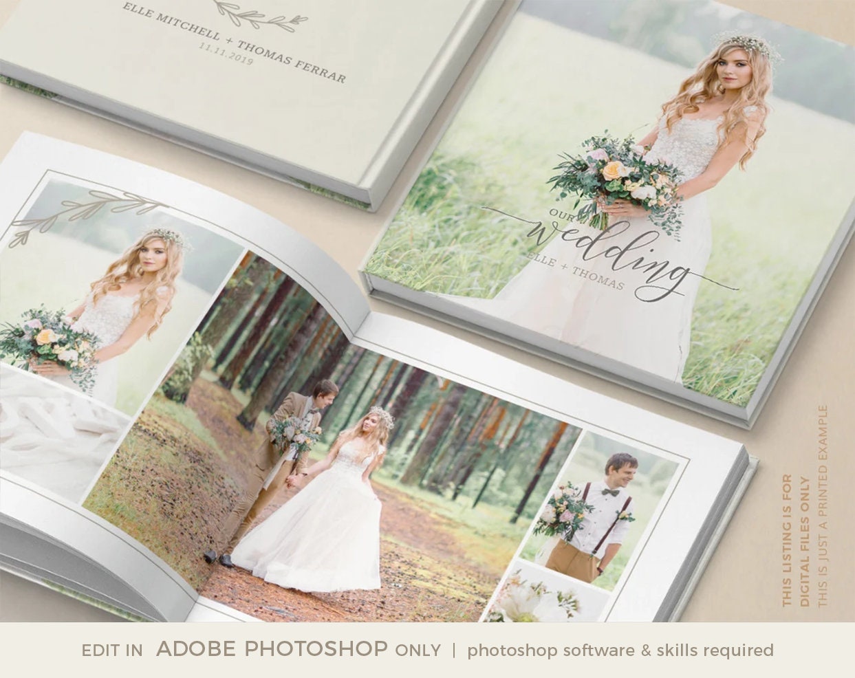 Master the Art of 12x18 Wedding Album Design in Photoshop: Step-by