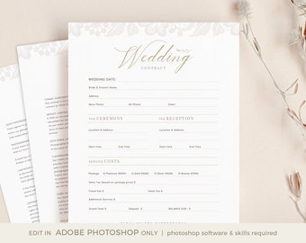 Photographer Proposal Template Photography Forms Forms for Photographer ...