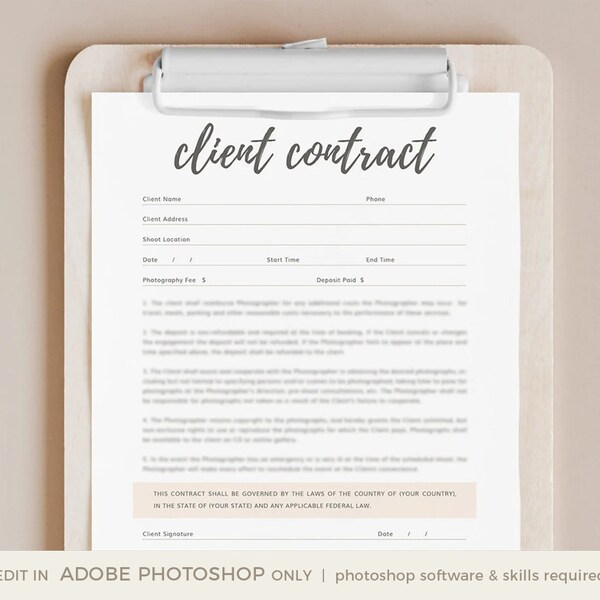 Client Contract Etsy