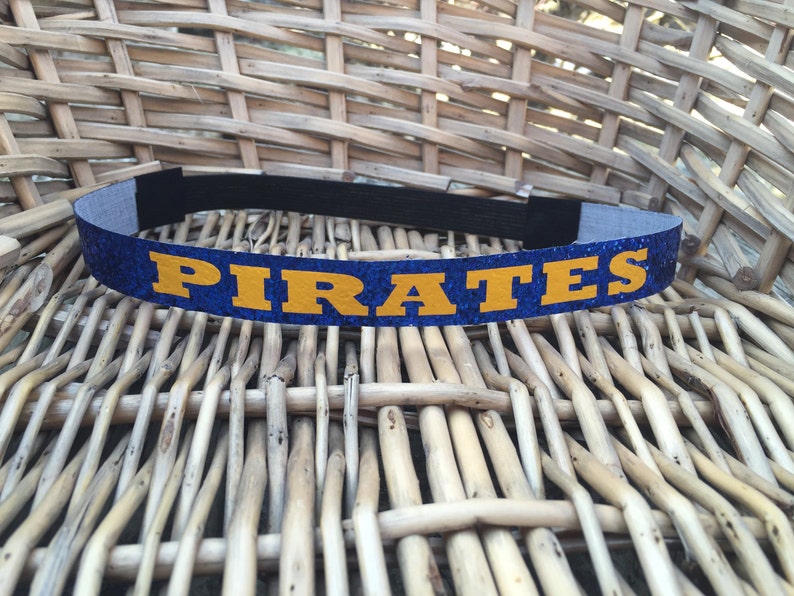 Glitter headband personalized glitter headband school spirit Etsy