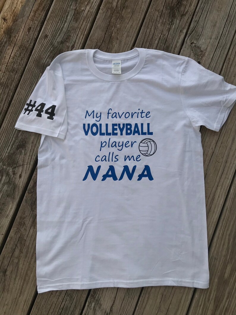 Volleyball Grandma Shirt Grandparent Shirt Custom Volleyball Etsy