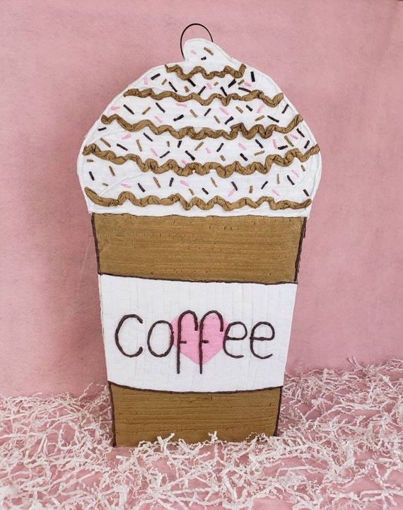 Coffee Pinata. Frapuccino Pinata. Pinata de Cafe. Etsy