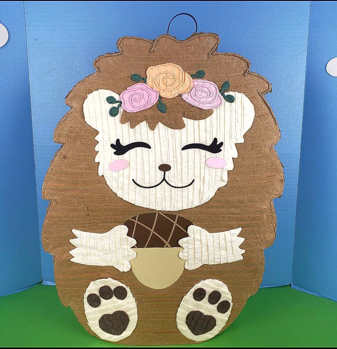 Hedgehog Piñata, Fall Piñata, Personalized Handmade Piñata, Party Game ...