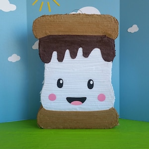 Handmade Smores Pinata: Camping Birthday Party Game