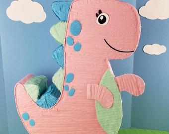 Dinosaur Pinata. Pink Dinosaur Pinata