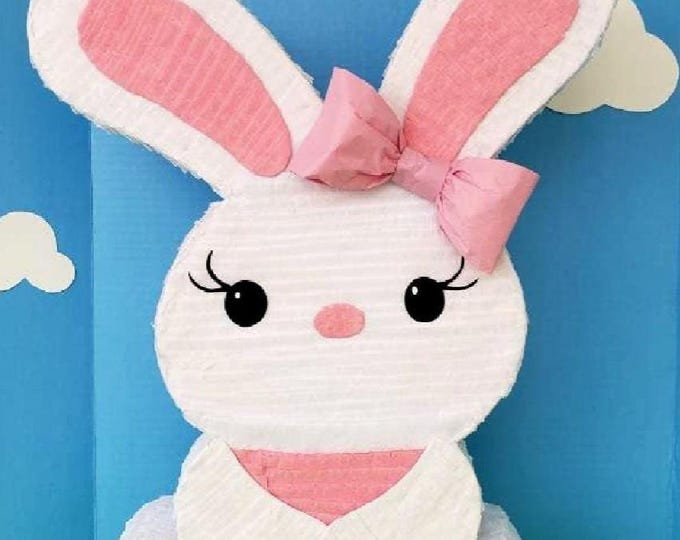 Bunny Handmade Personalized Piñata, Family Celebration, Party Game ...