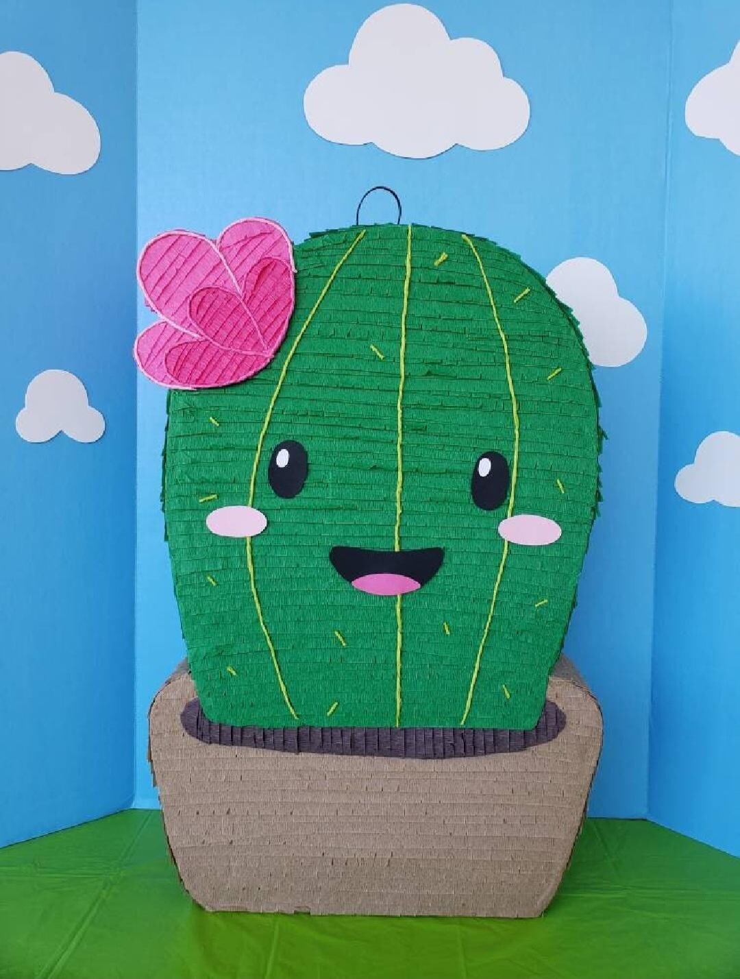 Cactus Piñata, Personalized Handmade Piñata, Party Game, Family ...