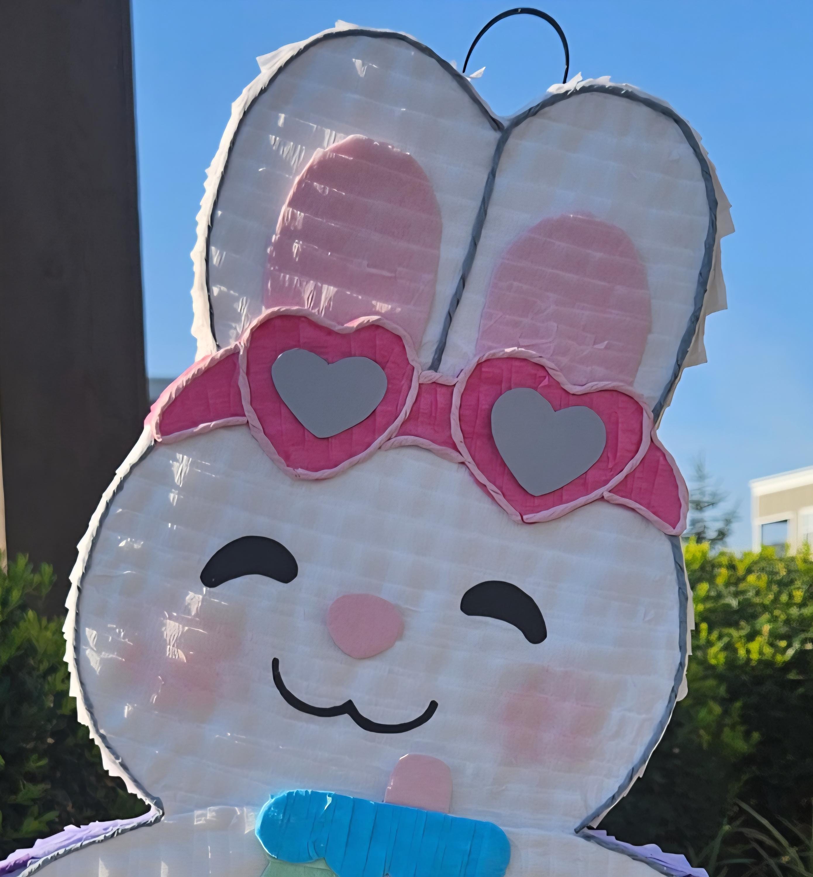 Pool Pinata Bunny Piñata, Pool Party Piñata, Summer Birthday Piñata, Bunny Birthday ...