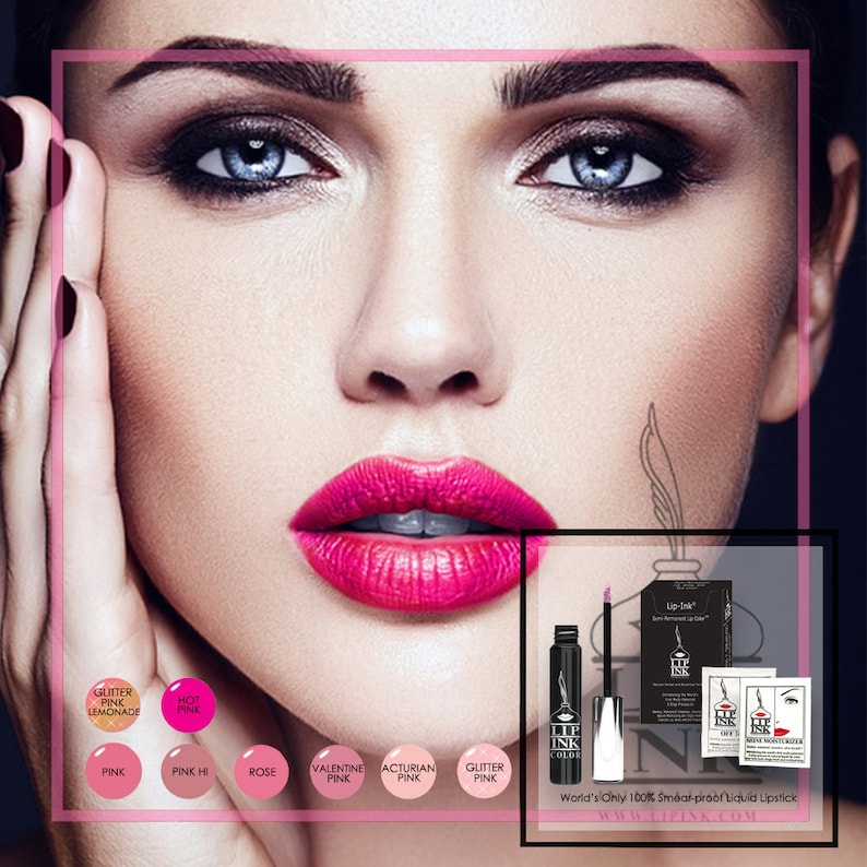 LIP INK® World's Only 100 Smearproof Liquid Lip Stain Trial Kit Pinks