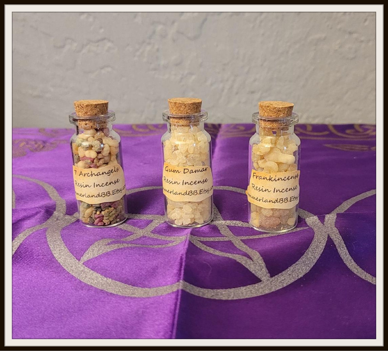 Set of 10 Incense Bottles Powder Incense & Resin Incense Etsy
