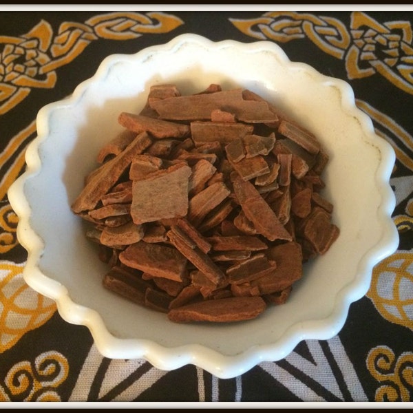 Cinnamon Chips Magickal Herb ~ Spirituality ~ Success ~ Love ~ Luck ~ Incense ~ Spells ~ Wicca ~ Witch ~ Pagan ~ 3" x 3" Bag