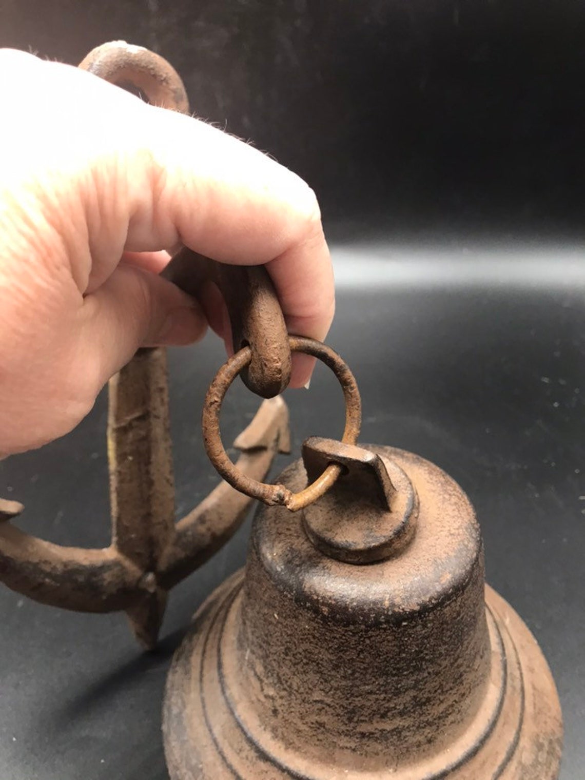 Vintage Cast Iron Bell Etsy