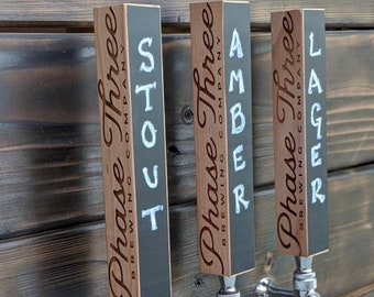 Beer Tap Handle, Custom Tap Handle, Chalkboard Tap Handle, Laser Engraved Beer Tap Handle, Personalize Beer Tap Handle