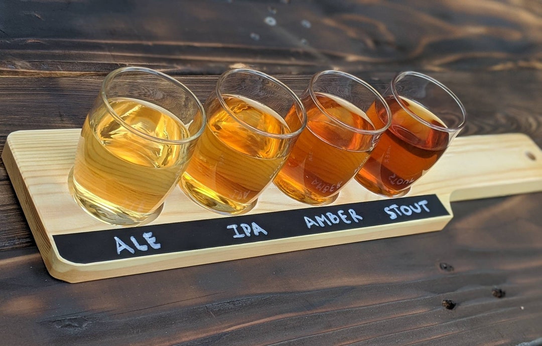 Beer Tasting Flight Paddle Wine Tasting Paddle Chalkboard Etsy Australia