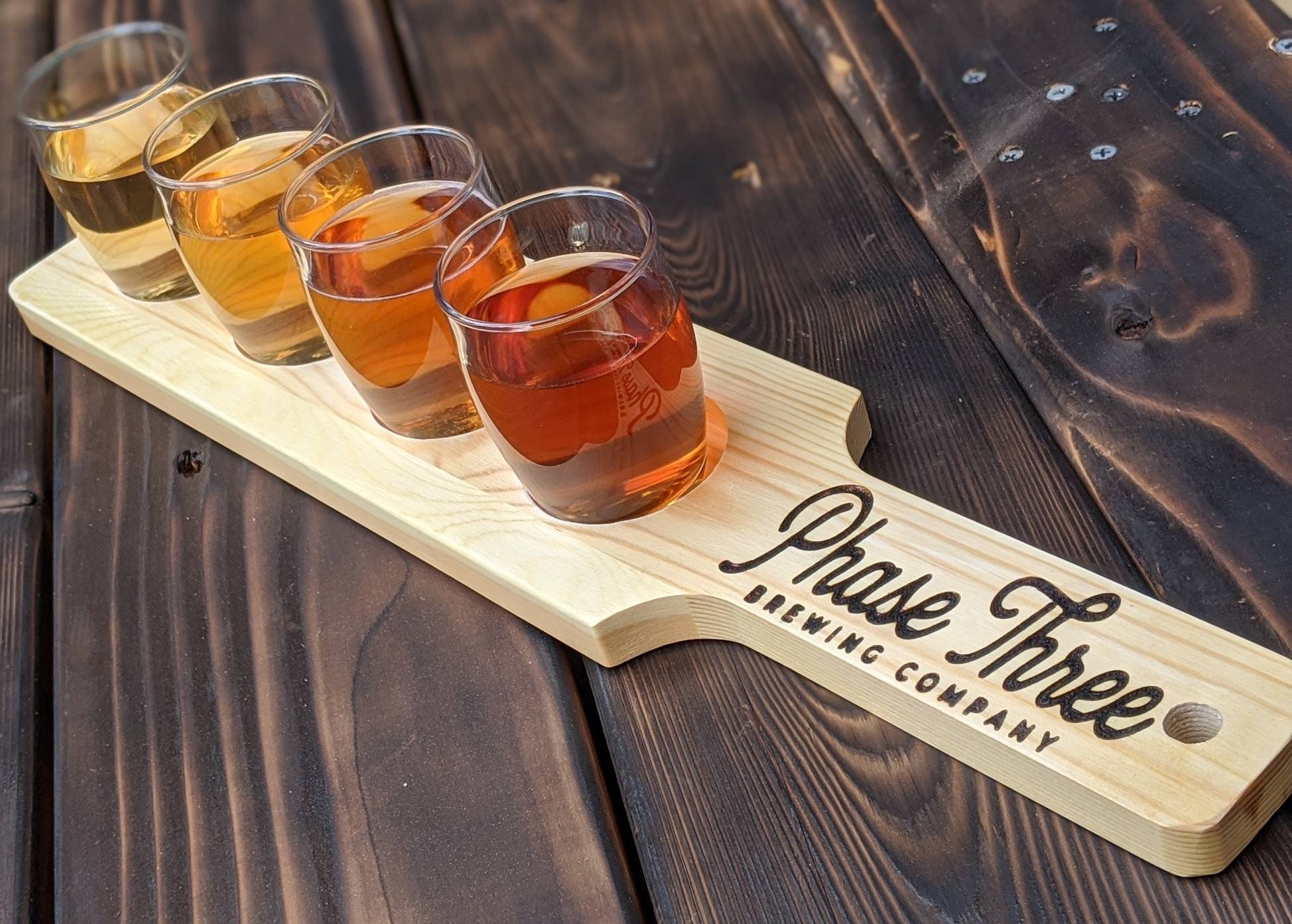 Personalized Custom Beer Tasting Flight Paddle Custom Wine Etsy UK