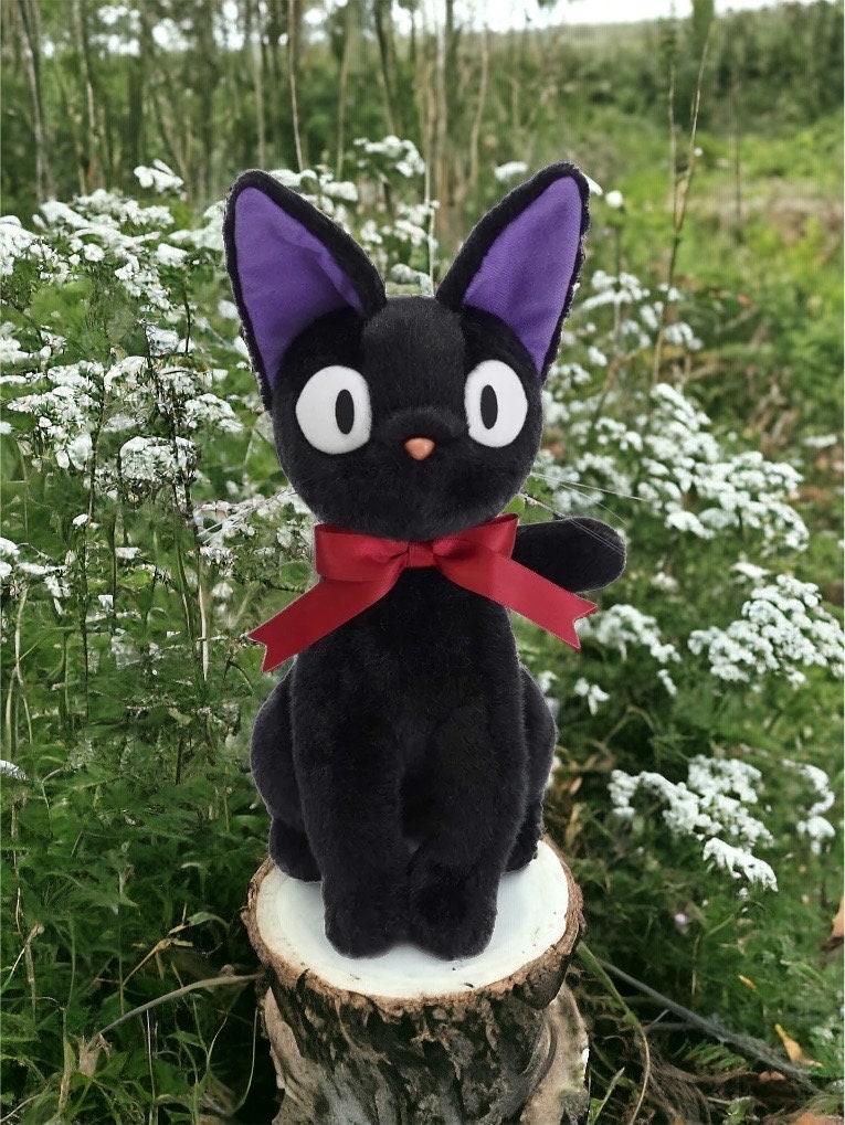 blackcat★JiJi KIKI'S DELIVERY SERVICE JIJI Black Cat and Lily White cat