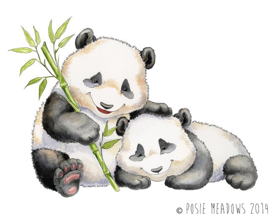 panda illustration - Google Search  Panda art, Cute panda, Panda painting