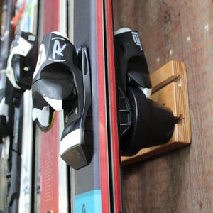 6 Position, 32 Inch, Adjustable Totti Button Ski Rack® with Totti Button Ski Hangers