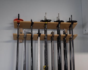 Totti Ski Pole Organizer (Four Sizes Available For Holding 3, 5, 7 And 9 Pairs Of Ski Poles)