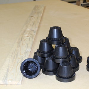 50 pezzi, ganci per sci con bottone