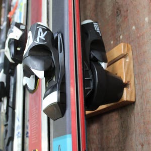 5 Position, 24 Inch, Adjustable Totti Button Ski Rack® with Totti Button Ski Hangers