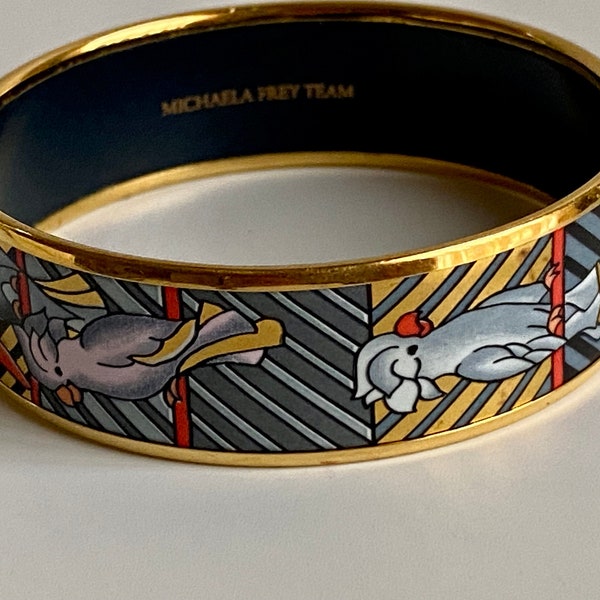 Michaela Frey Team Bangle Bracelet Parrots