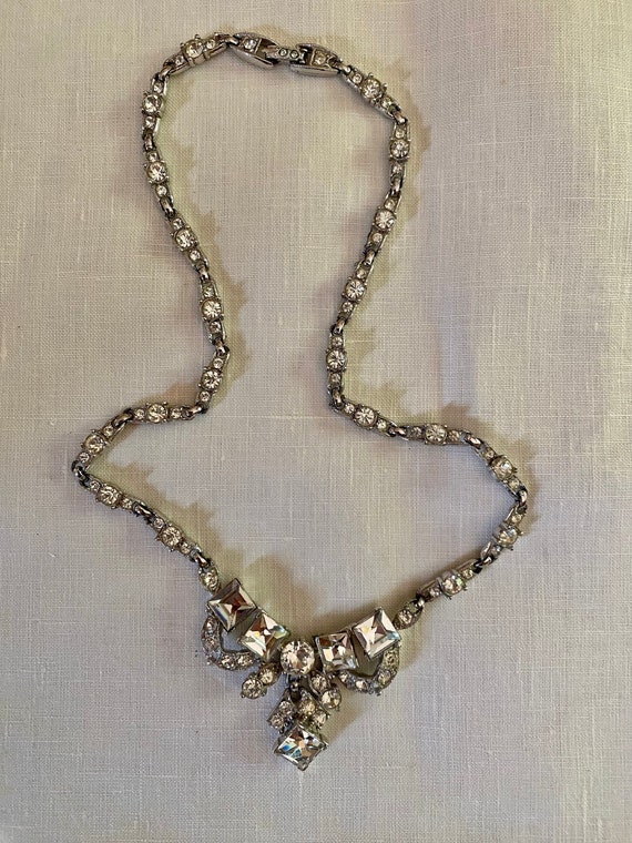 Bogoff Rhinestone Necklace - image 1