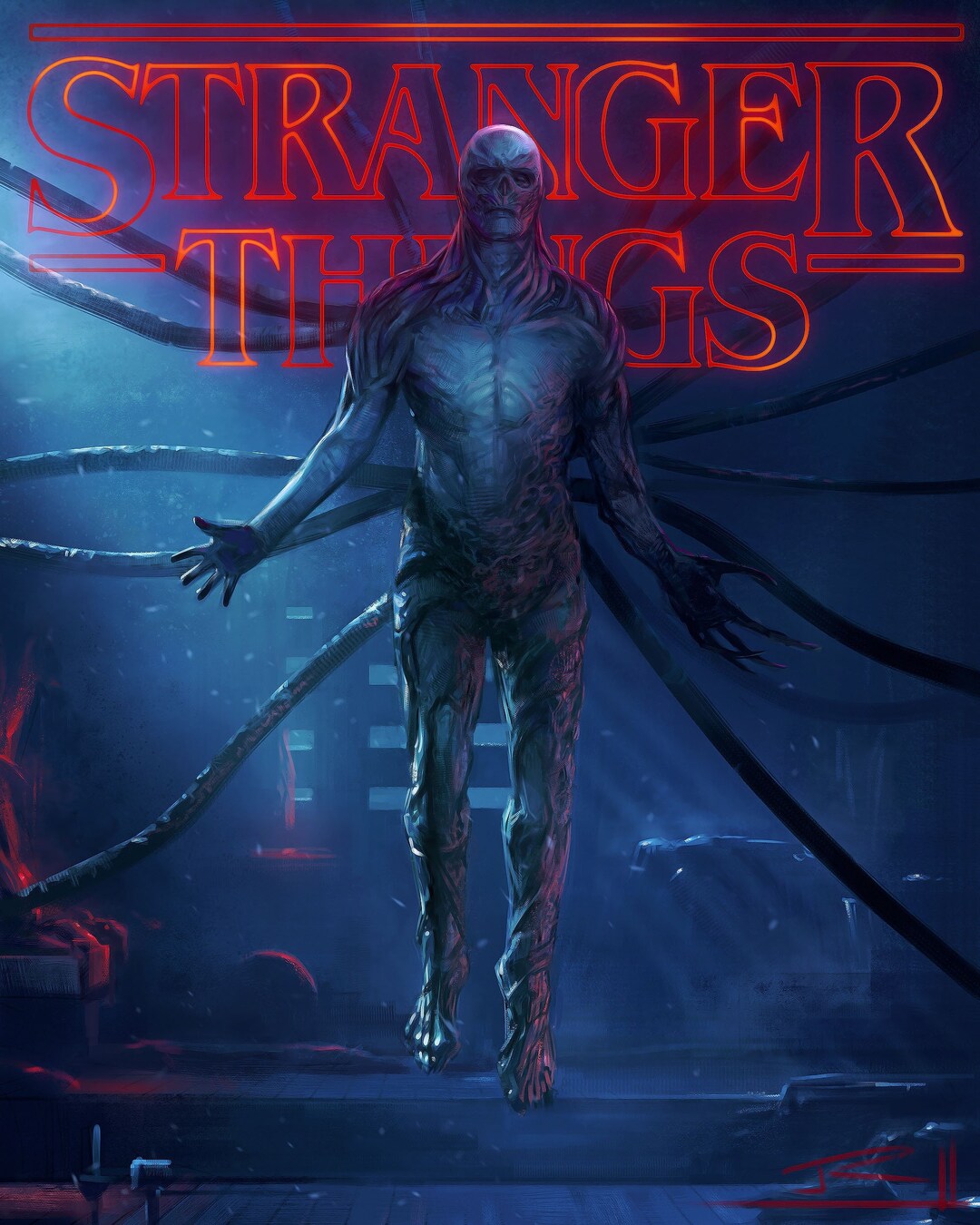 Stranger Things Vecna Art Print Etsy