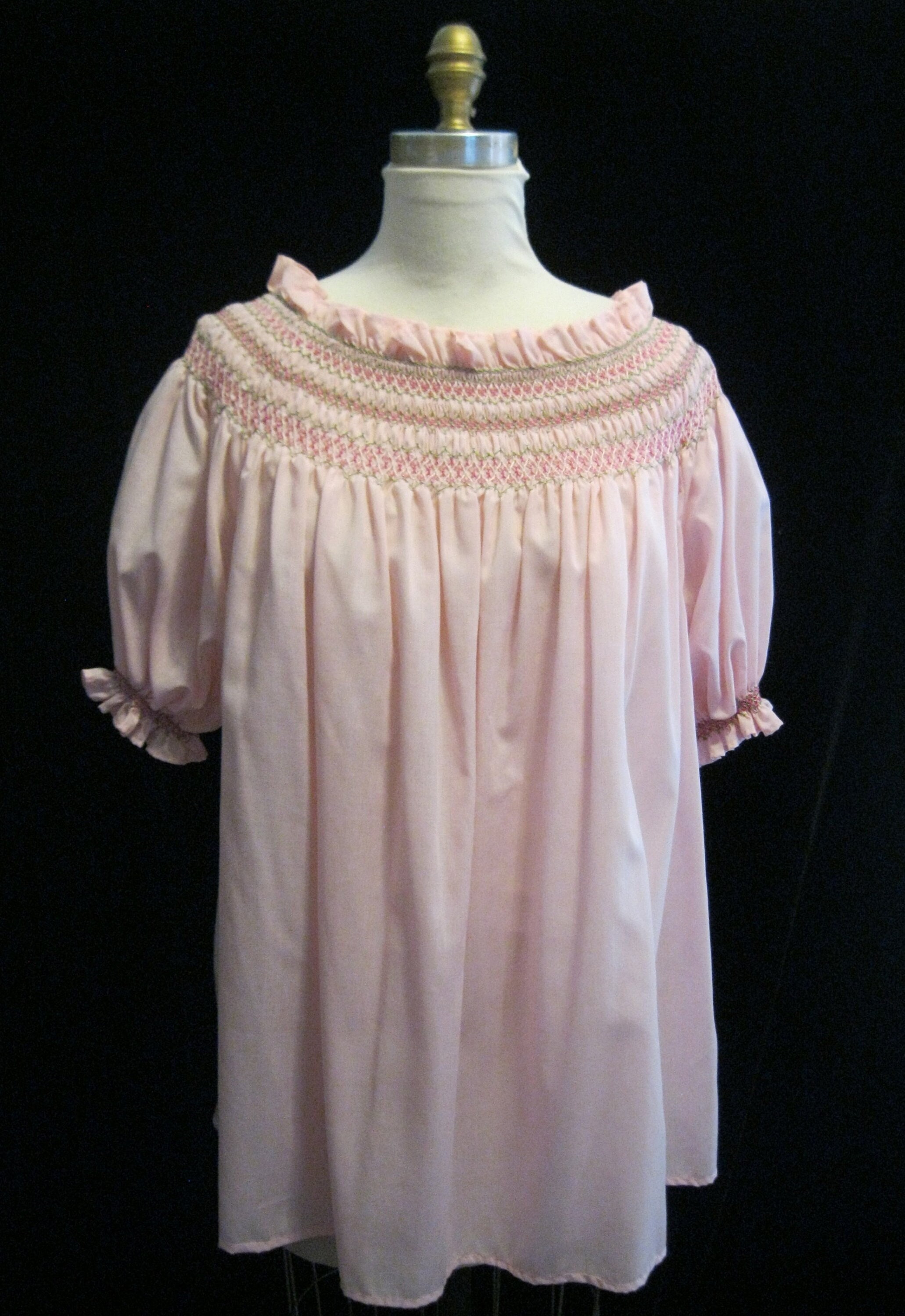 Vintage 1960s PEASANT Blouse With Handsewn SMOCKING Detail Etsy
