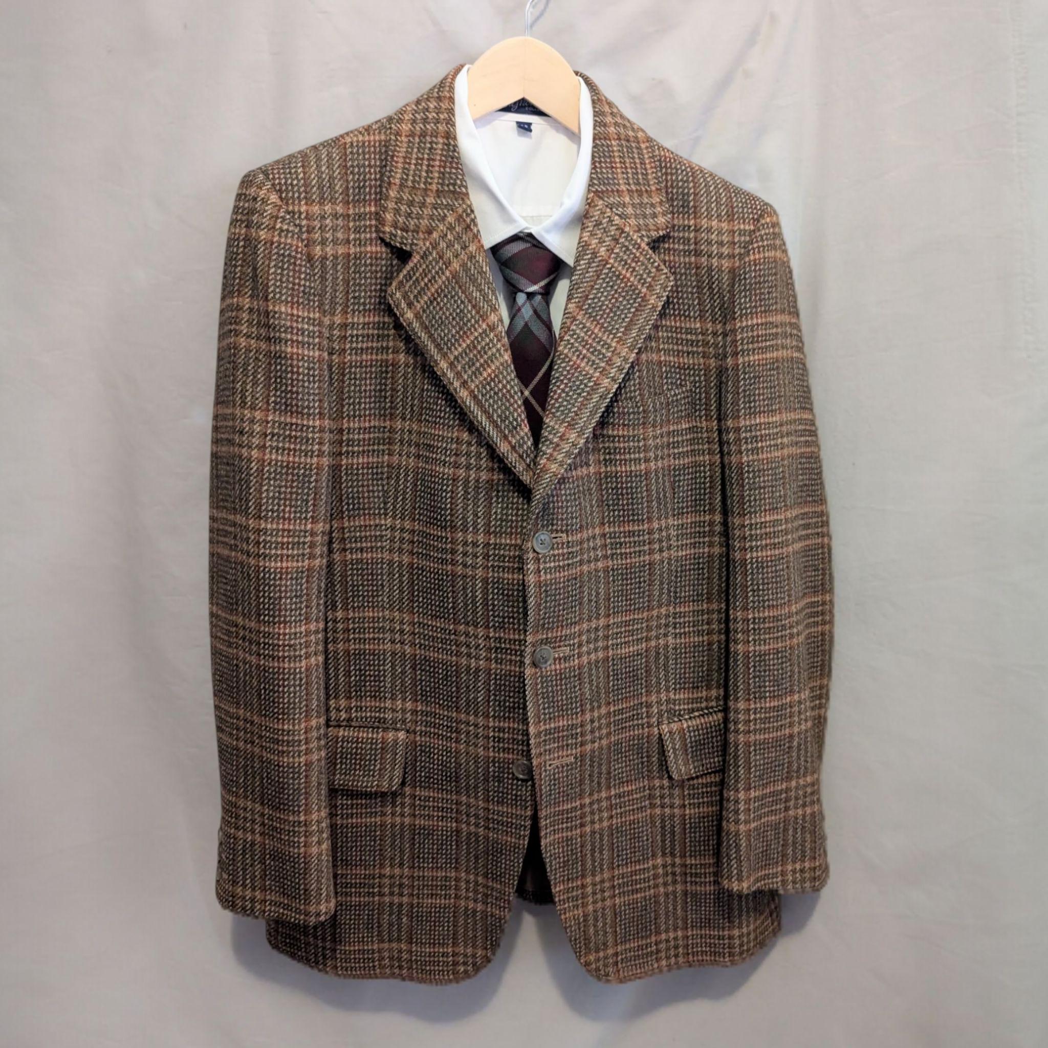 Burberry Tweed Coat - Etsy Burberry Tweed Coat - Etsy