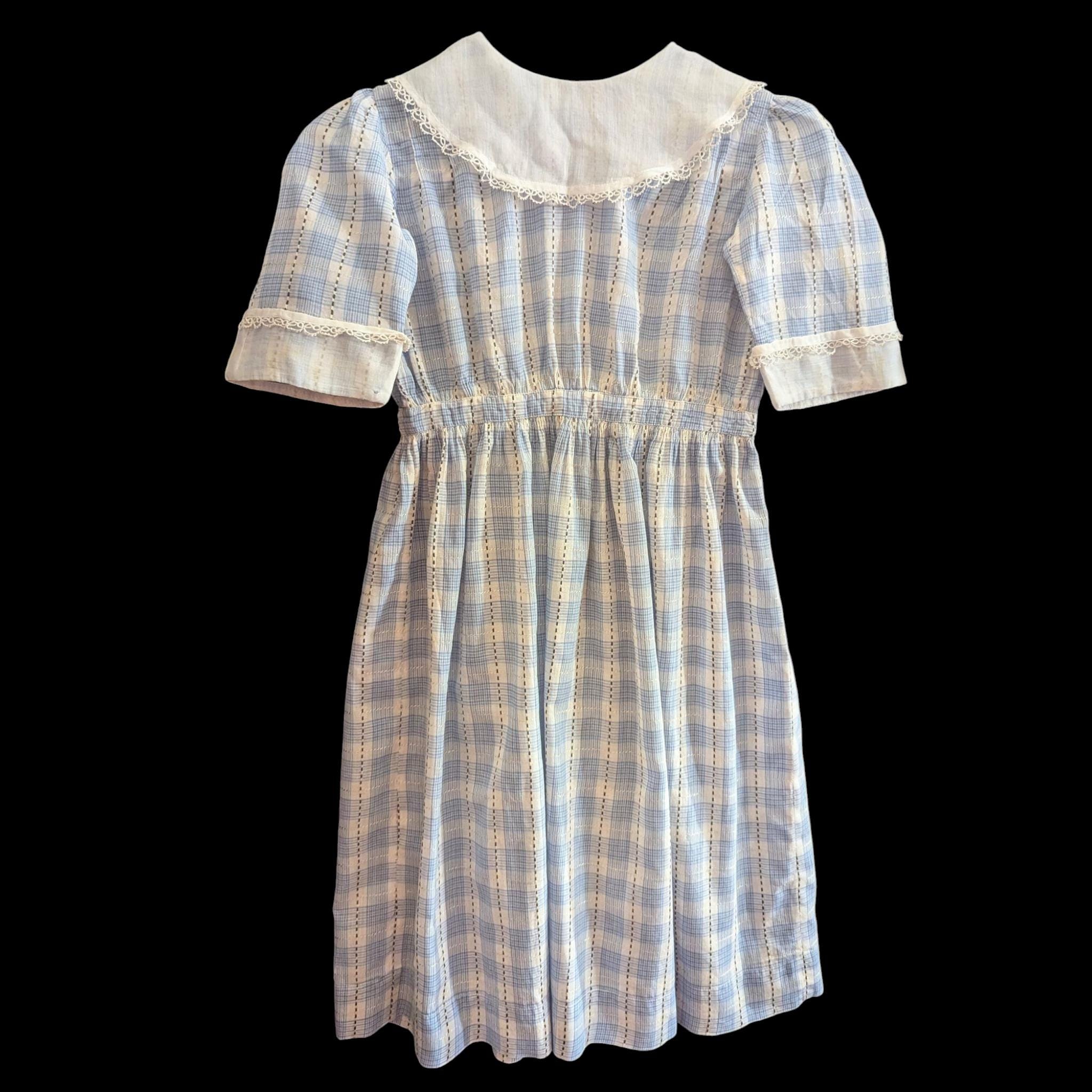 1920s Plaid Dress - Etsy