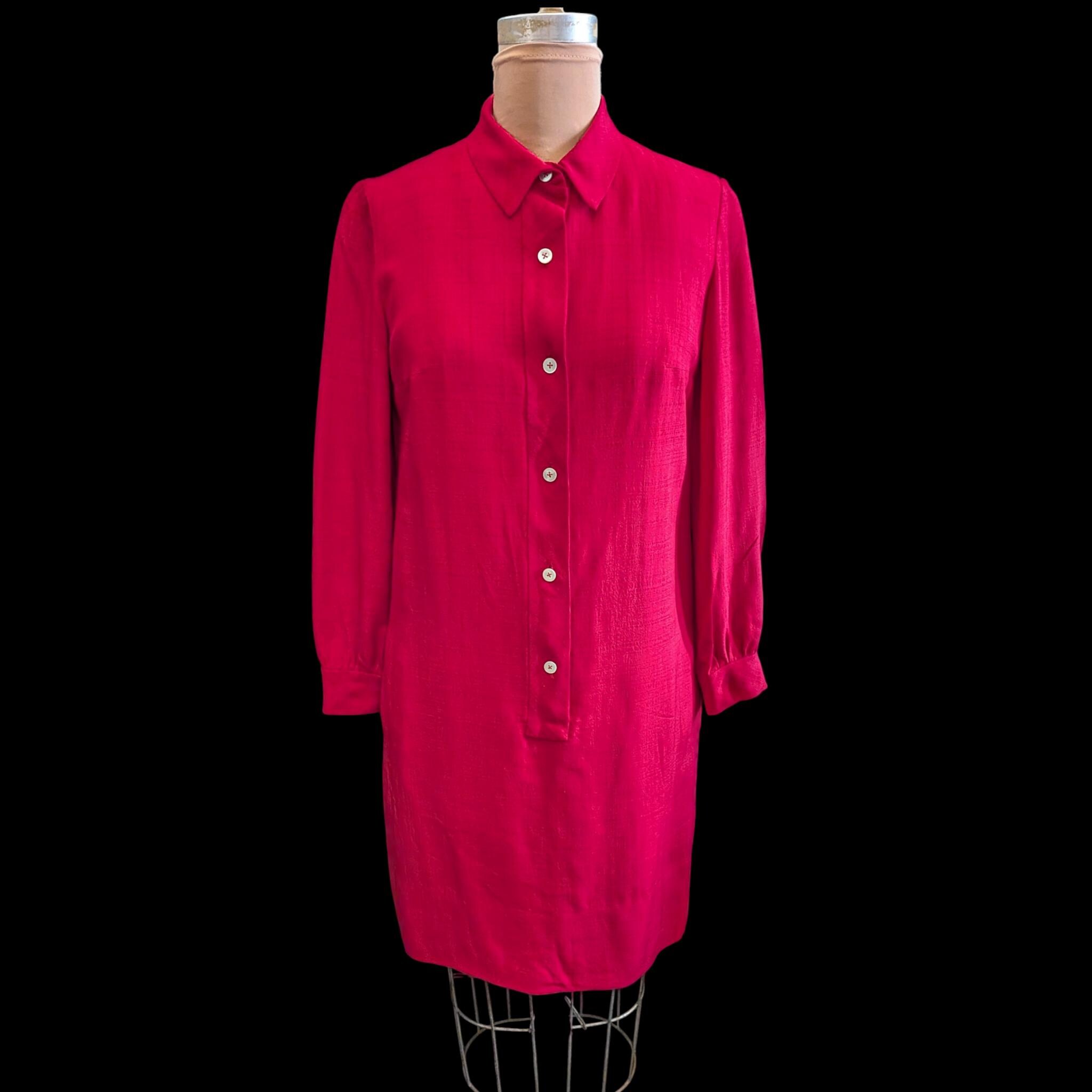 knee length dresses for ladies Party On The Patio Shift Dress in Hot Pink
