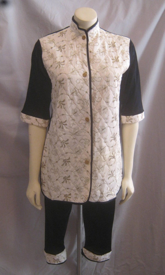 Sale! Vintage 50s 2Pc. PAJAMA Set CHINESE ASIAN Or