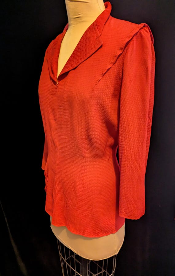 Volup Vintage 1930s-40s HOLLYWOOD GLAM Rayon PAJA… - image 4