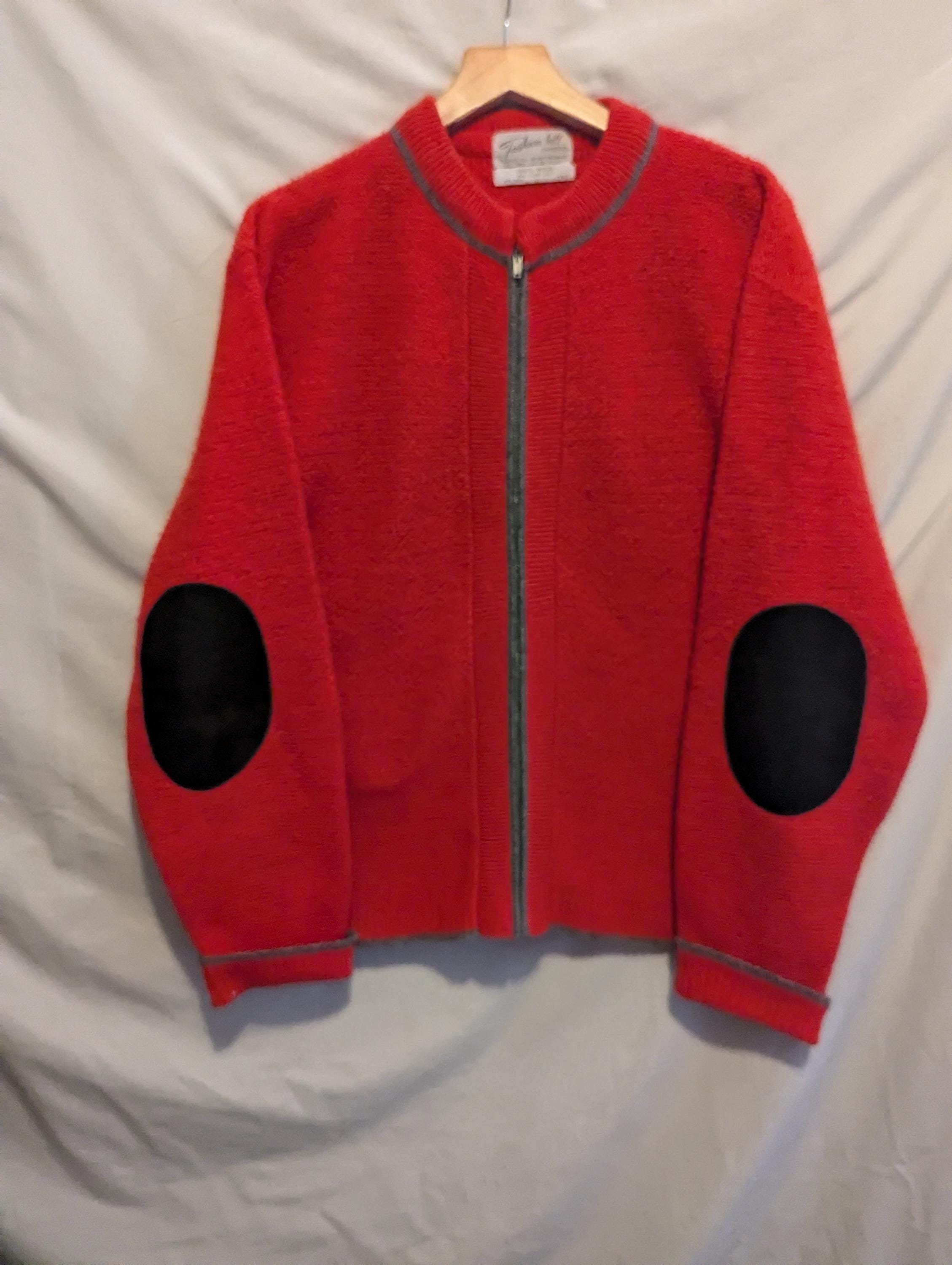 Suede Cardigan 60s - Etsy